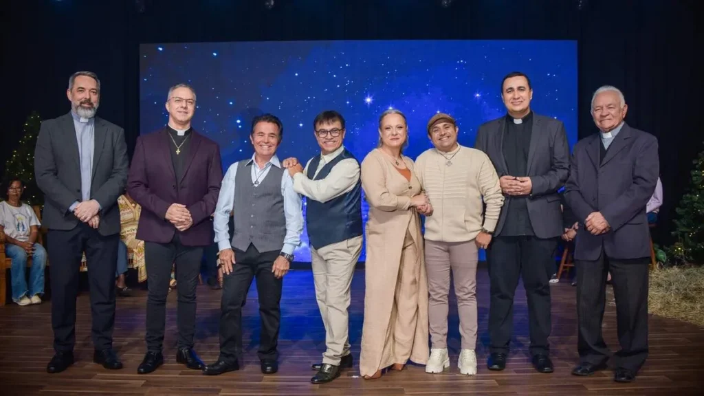 Imagem O Natal Nasce na Familia Davi Barbosa TV Aparecida 1 do artigo TV Aparecida exibe especial "Natal: O Amor Nasce na Família"