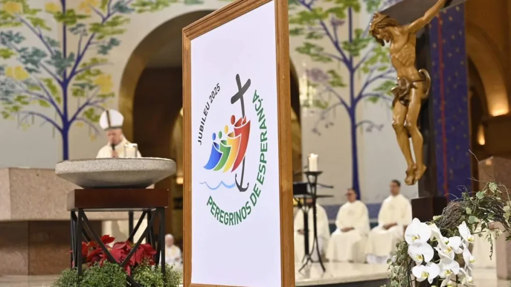Imagem Missa de abertura do Ano Jubilar na Arquidiocese de Aparecida do artigo Arquidiocese de Aparecida inicia o Ano Jubilar com procissão e Missa Solene