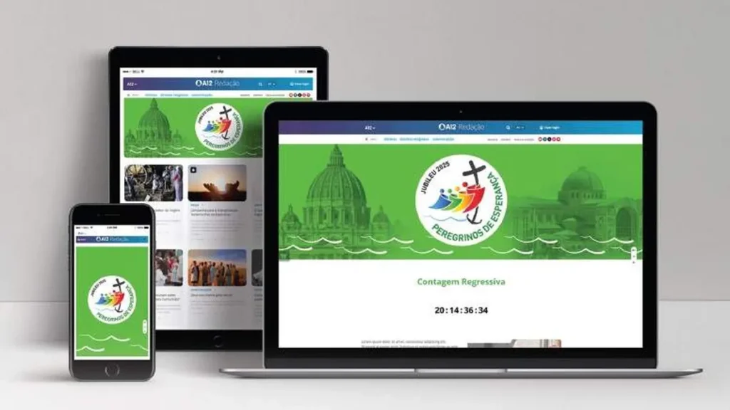 Imagem Pagina do Jubileu do artigo Jubileu da Esperança 2025: Rede Aparecida lança página especial com conteúdos exclusivos para o Ano Santo