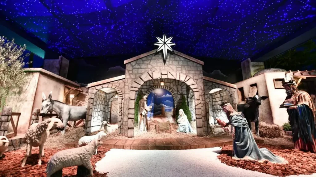 Imagem Presepio Santuario Nacional do artigo O Presépio como representação do Natal no Brasil e no Mundo