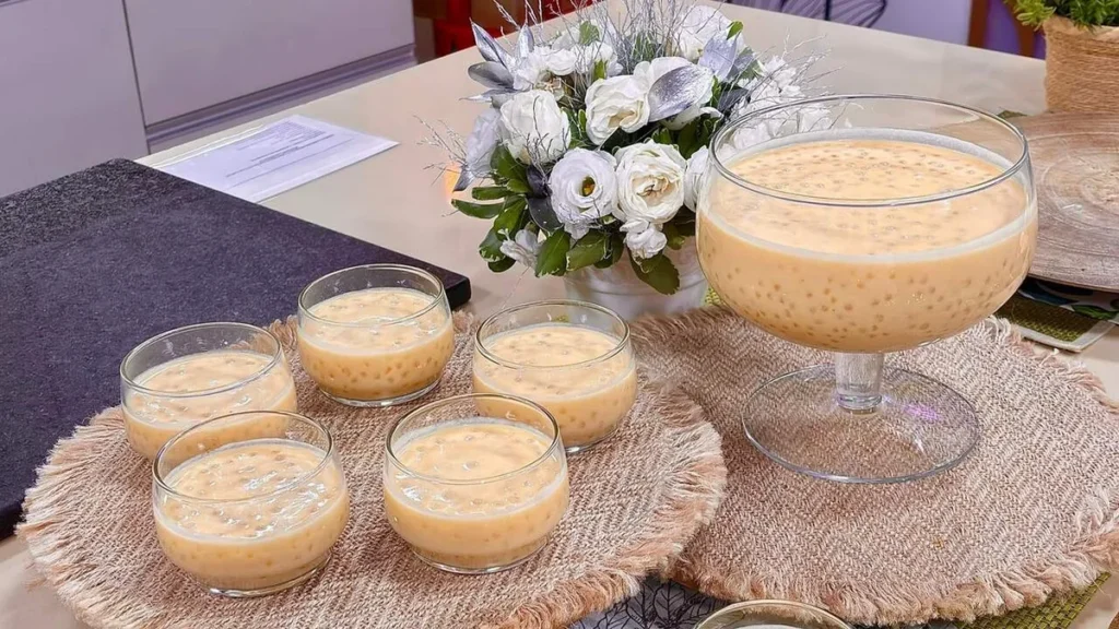 Imagem agu de pesego santa receita do artigo Sagu com Pêssego – Santa Receita