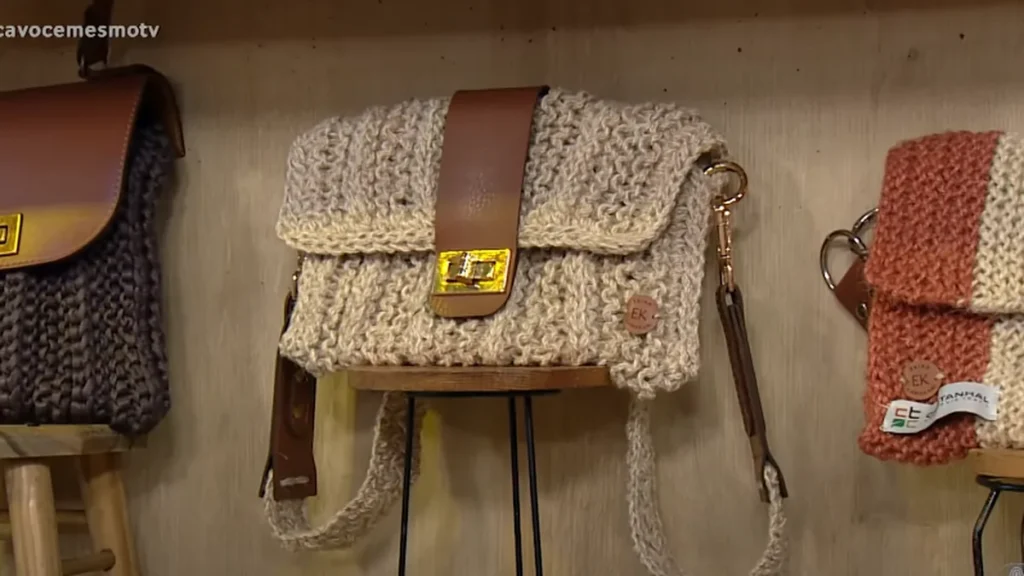 Imagem Bolsa knooking faca voce mesmo do artigo Bolsa Brisa em Knooking - Faça Você Mesmo