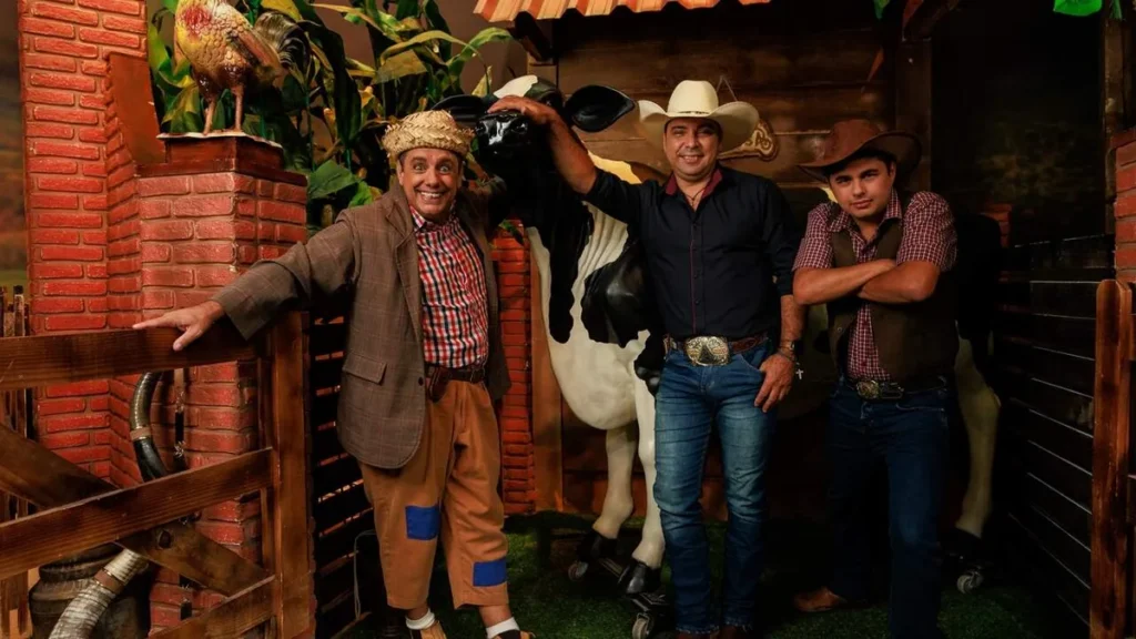 Imagem apresentadores terra da padroeira juan ribeiro do artigo Dalila & Darieli estão entre as atrações do “Terra da Padroeira”