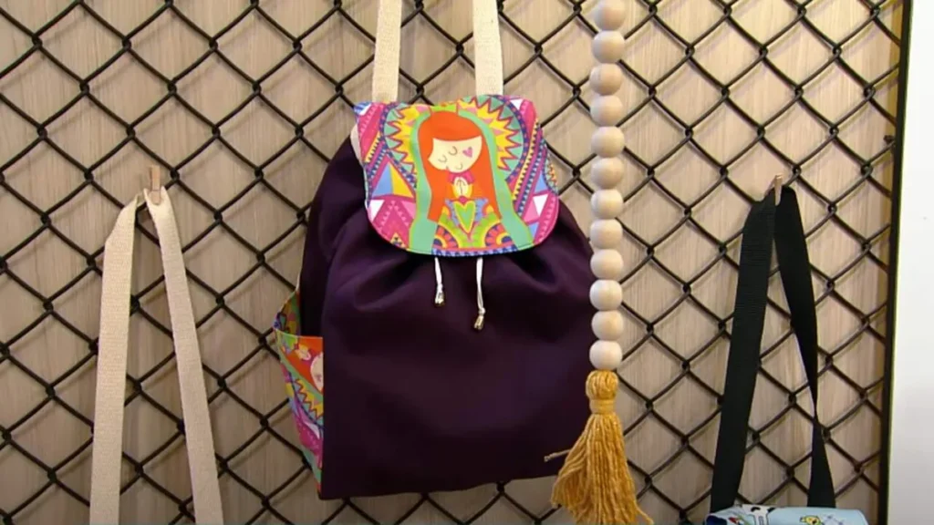 Imagem bolsa mochila tiracolo faca voce mesmo do artigo Mochila / Bolsa Tiracolo (Costura Criativa) - Faça Você Mesmo