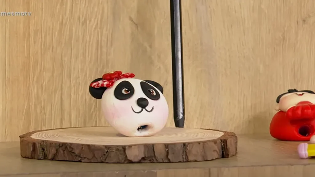 Imagem Apontador em biscuit panda faca voce mesmo do artigo Apontador de Biscuit Panda - Faça Você Mesmo