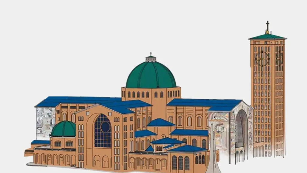 Imagem DM Santuario Nacional estilizado do artigo Os Sinais do Jubileu da Esperança: Vamos Peregrinar!