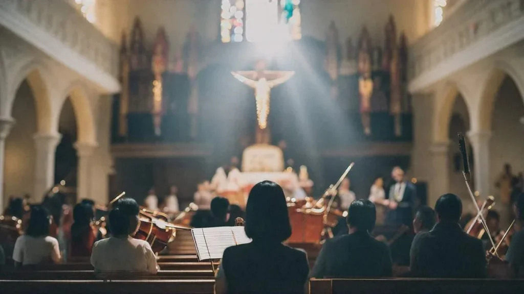Imagem musicos igreja do artigo Conheça cantos litúrgicos indicados para a Quaresma