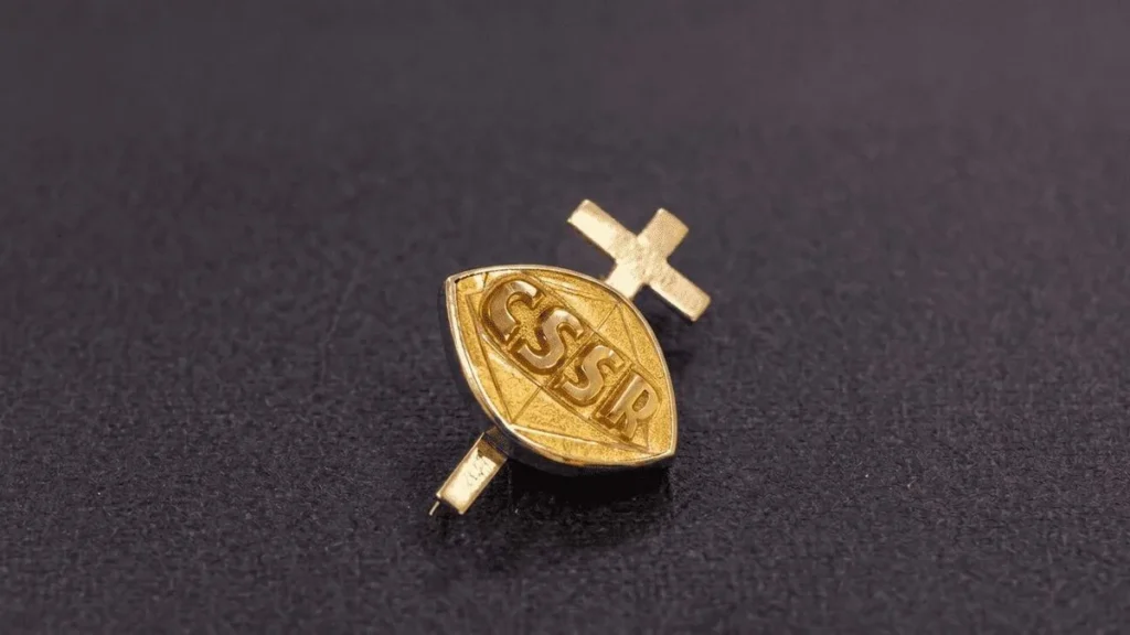 Imagem medalha redentorista do artigo C.Ss.R.: qual o significado desta sigla redentorista?