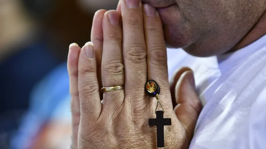 Imagem Terco dos Homens 2024 do artigo Reze oração de Santo Afonso para aumentar seu amor por Jesus