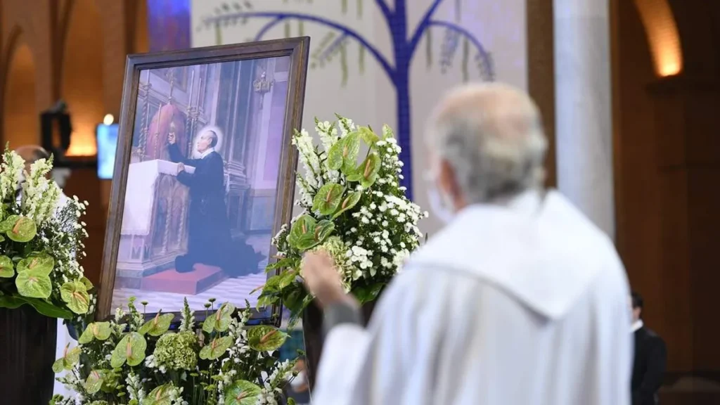 Missa de encerramento de São Clemente no Santuário Nacional de Aparecida