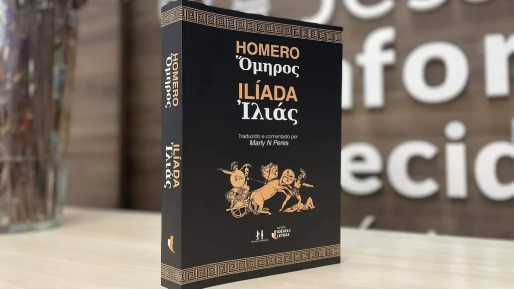 Imagem Livro Iliada Homero Ideias e Letras do artigo Ilíada em prosa: nova tradução publicada pela Editora Ideias e Letras