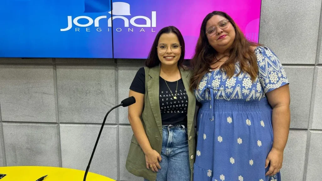 Imagem Jornalista Camila Guimaraes no JR do artigo Semana da Mulher: bate-papo traz a participação da Mulher na Política