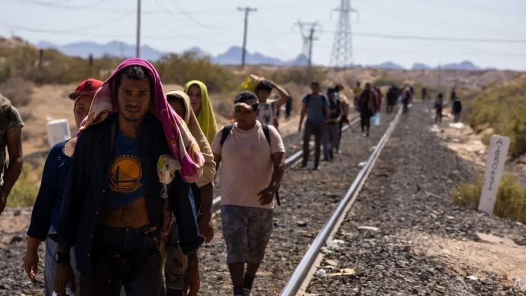Imagem imigrantes de paises do artigo A Guerra entre o México e os Estados Unidos