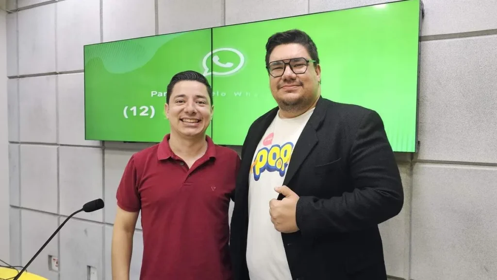Imagem Breno Anaya no JR do artigo 100 dias de Governo: entrevista com Prefeito de Cachoeira Paulista, Breno Anaya