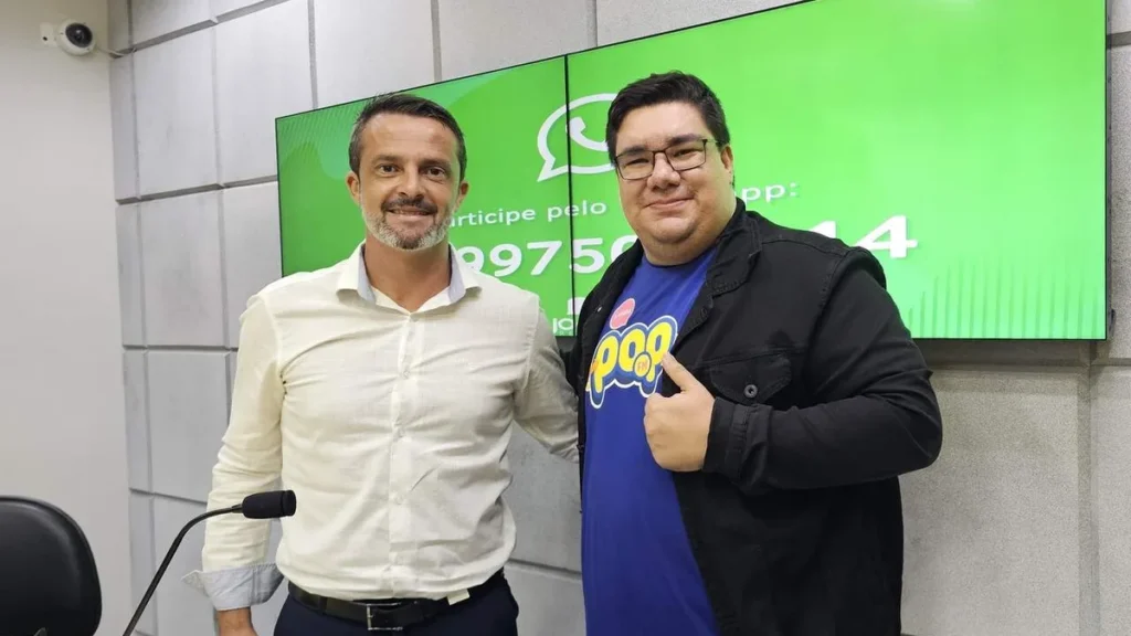 Imagem Prefeito de Canas Gustavo Lucena no JR do artigo 100 dias de Governo: entrevista com Prefeito de Canas, Gustavo Lucena