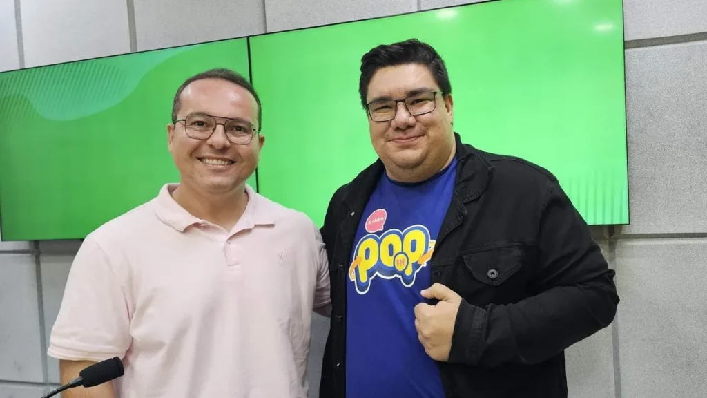 Imagem Pe. Thiago Guimaraes no JR do artigo Pe. Thiago fala sobre os preparativos da Festa de São Benedito em Guaratinguetá
