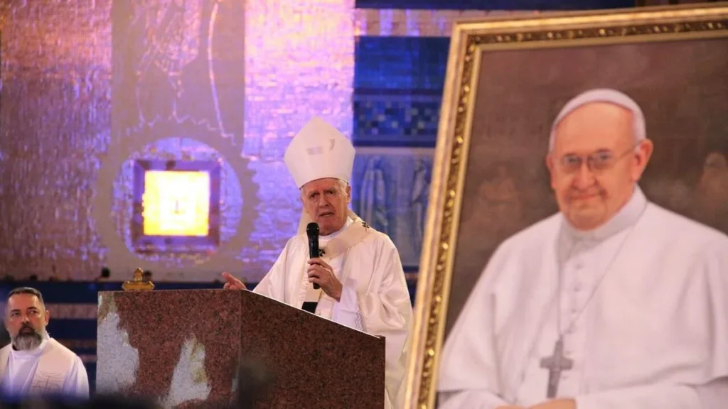 Imagem Missa pelo Papa 21 04 2025 destaque do artigo "O Papa amou até o fim!", diz Dom Orlando Brandes