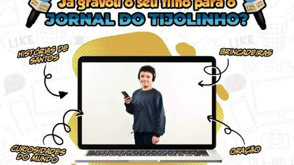 Imagem DM Reporter mirim 25 do artigo Seu filho no Jornal do Tijolinho! Participe dessa novidade!