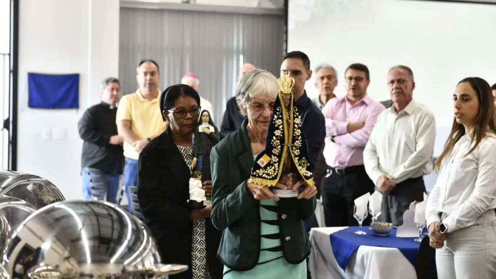 Imagem Inauguracao Espaco Santa Paulina destaque do artigo Lar Nossa Senhora Aparecida inaugura novo espaço multiuso