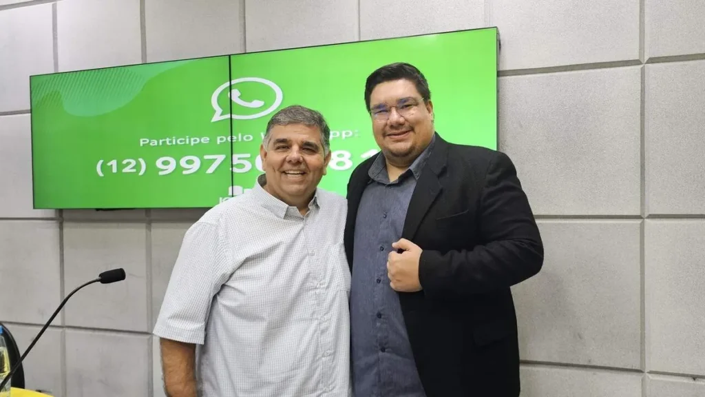 Imagem Prefeito Junior Filippo no JR do artigo 100 dias de Governo: entrevista com Prefeito de Guaratinguetá, Junior Filippo