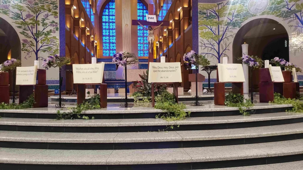 Imagem sermao das sete palavras 2023 do artigo Sete palavras de Cristo na Cruz serão meditadas em Aparecida