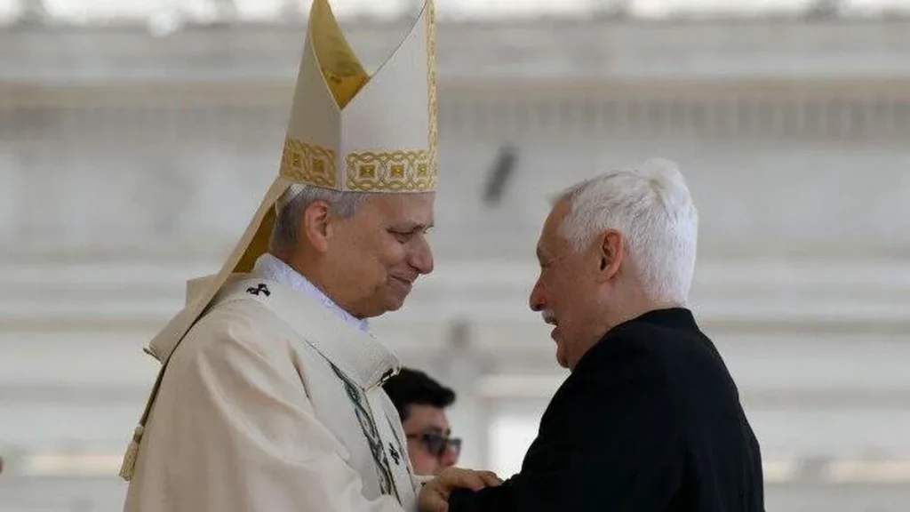 Imagem papa missa inaugural do artigo Missa inaugural marca início de pontificado de Leão XIV