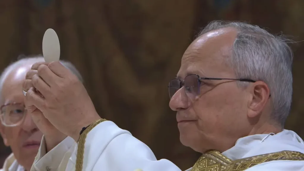Imagem Papa Leao XIV do artigo Peregrinação e Culto Eucarístico
