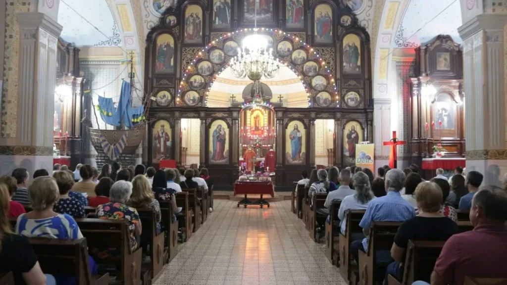 Imagem Arq 18 4 Reproducao TV Aparecida 7 do artigo "Arquivo A" destaca as diferentes tradições e ritos da Igreja católica