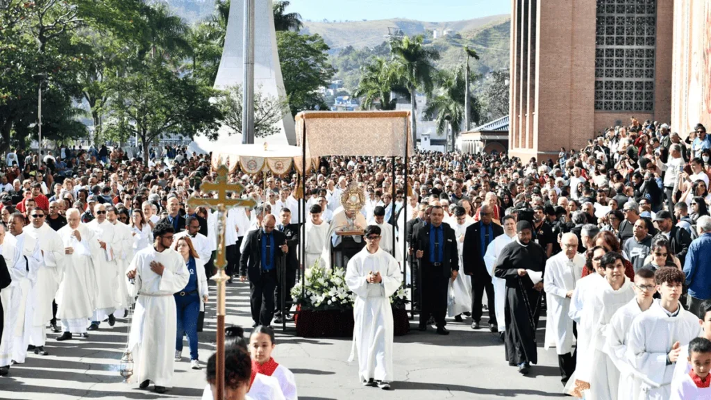 Imagem corpus santuario 1 2 do artigo Venha celebrar o Corpus Christi no Santuário Nacional