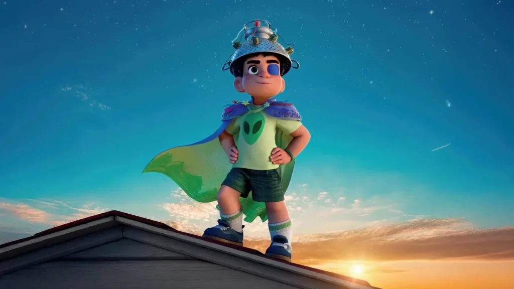 Imagem elio em cima do telhado animacao pixar do artigo Quem você é no mundo? Elio, da Pixar, ajuda a descobrir sua identidade!