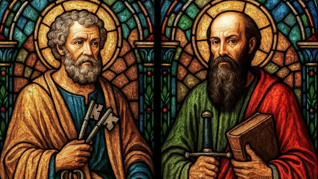 Imagem Sao Pedro e Sao Paulo do artigo São Pedro e São Paulo, apóstolos da perseverança e conversão