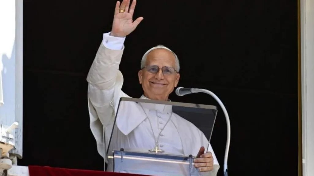 Imagem papa leao xiv angelus 2025 do artigo Angelus: "Jesus nunca chama apenas uma vez", diz Papa