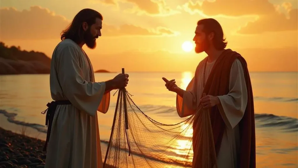 Imagem Jesus e Pedro do artigo Reflexão Semanal: a missão confiada por Cristo