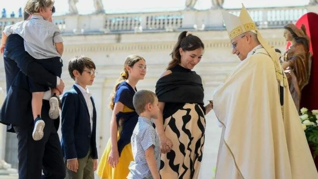 Imagem familia jubileu papa do artigo Regina Caeli: Papa reza pelas famílias