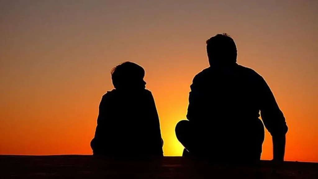 Imagem Pai e filho do artigo A alegria do perdão na família