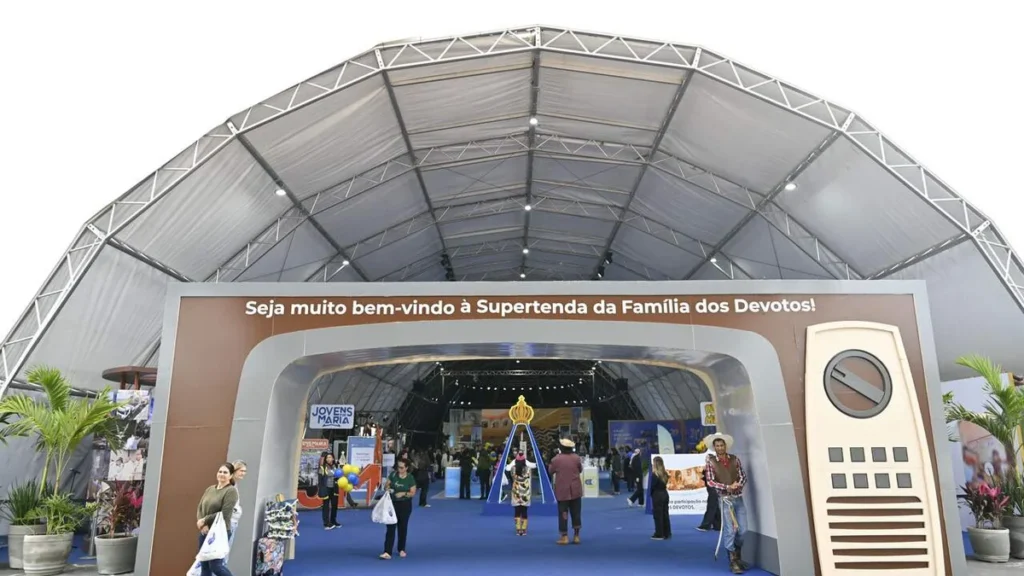 Imagem Super tenda familia dos devotos 2025 do artigo Romaria Família dos Devotos: Supertenda continua até o dia 20 de julho
