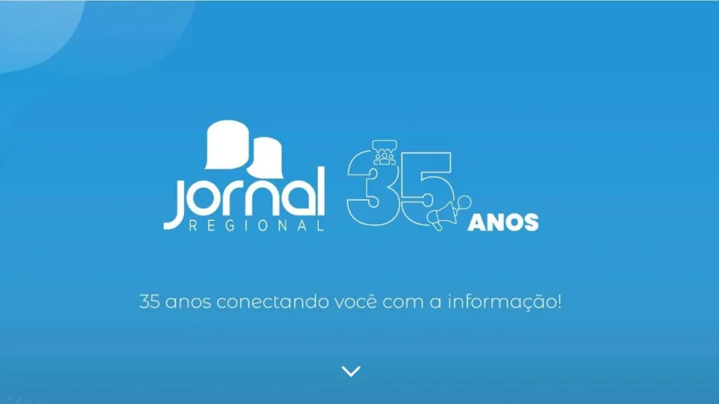 Imagem Nova pagina do JR 35 ANOS do artigo Jornal Regional vai às ruas para celebrar 35 anos de história
