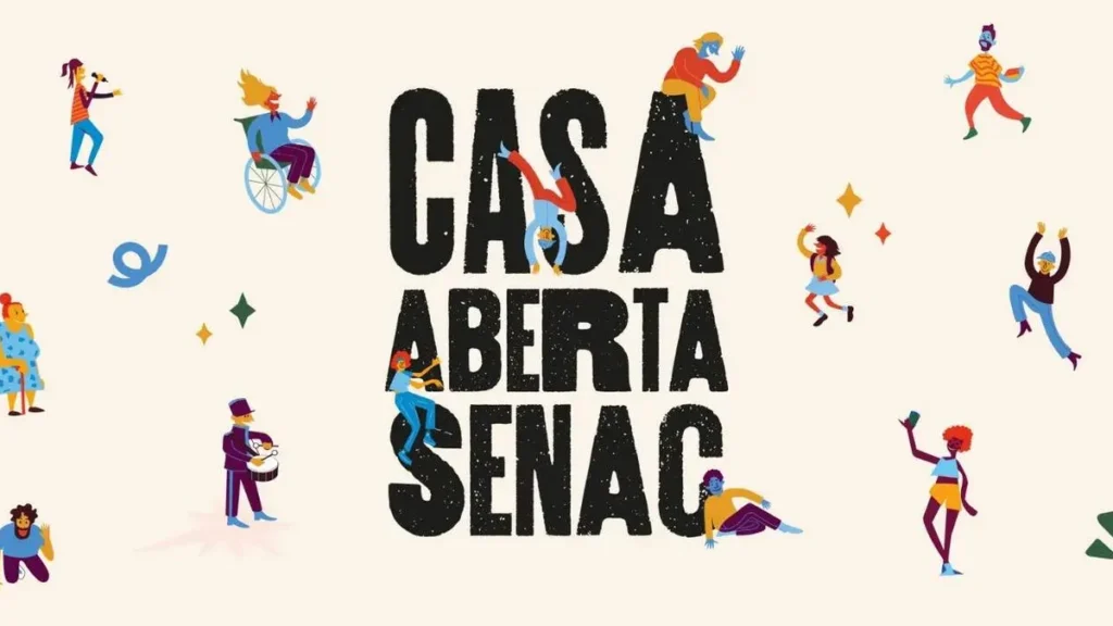 Imagem Cartaz do evento Casa aberta senac do artigo Senac promove evento com programação gratuita à comunidade