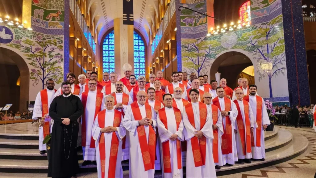 Imagem Retiro do Clero Diocese de Jales do artigo Clero da Diocese de Jales encerra retiro com missa no Santuário