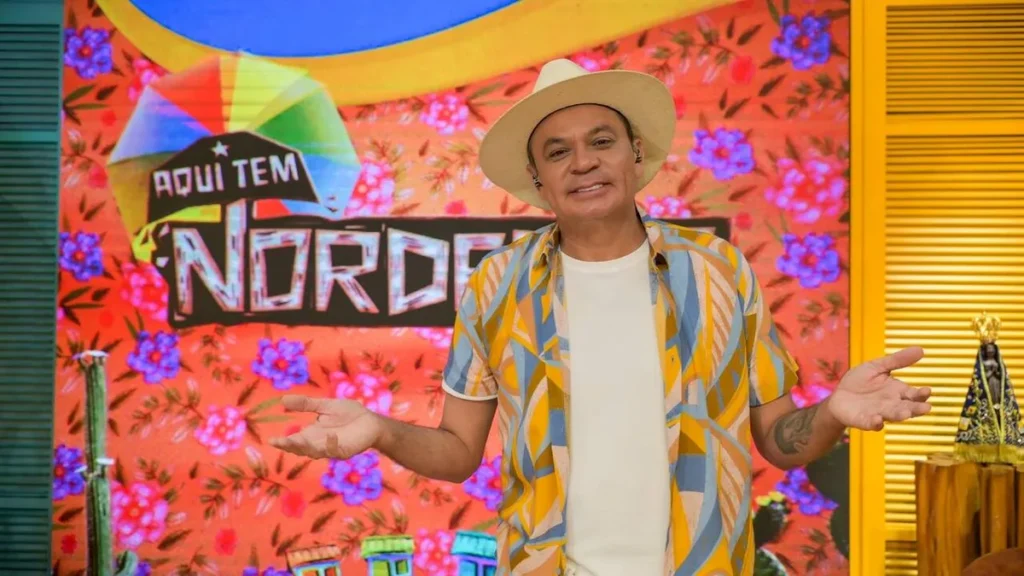 Imagem Frank Aguiar apresentador do aqui tem nordeste by davi barbosa do artigo Filho de Amado Batista mostra seu talento no “Aqui Tem Nordeste"