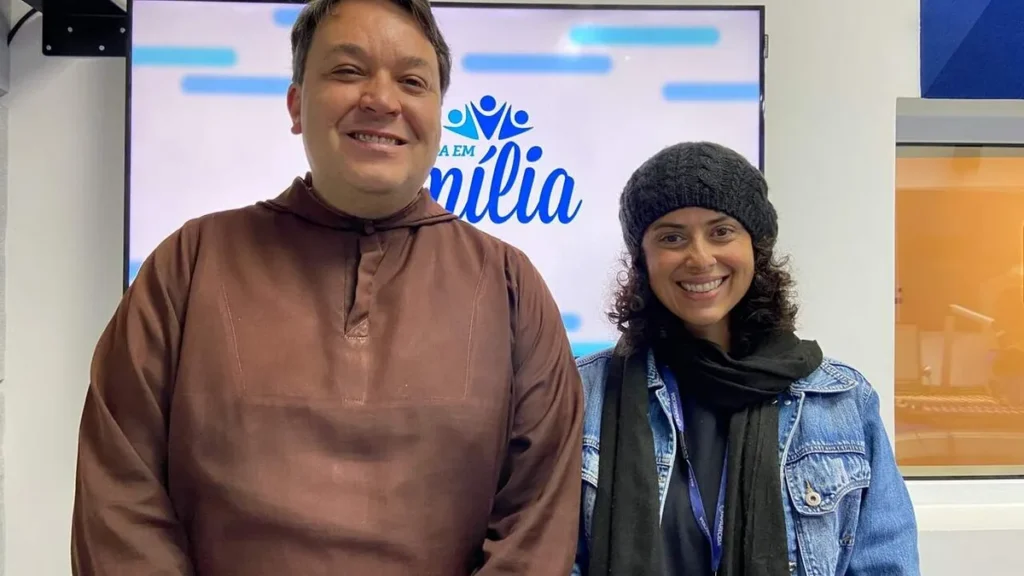 Imagem Frei Bartolomeu no Bom Dia em Familia do artigo Vocação: Testemunhas da esperança no anúncio do Evangelho