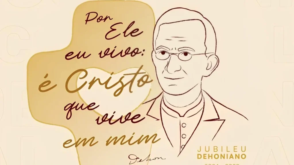 Imagem logo jubileu dehoniano do artigo Jubileu dehoniano em Aparecida: "Por Ele vivemos!"