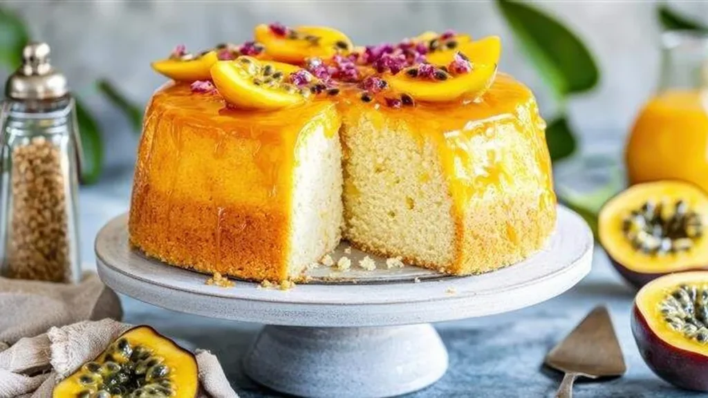 Imagem Bolo de Maracuja do artigo Fatia de bolo, um carinho: Bolo de Maracujá