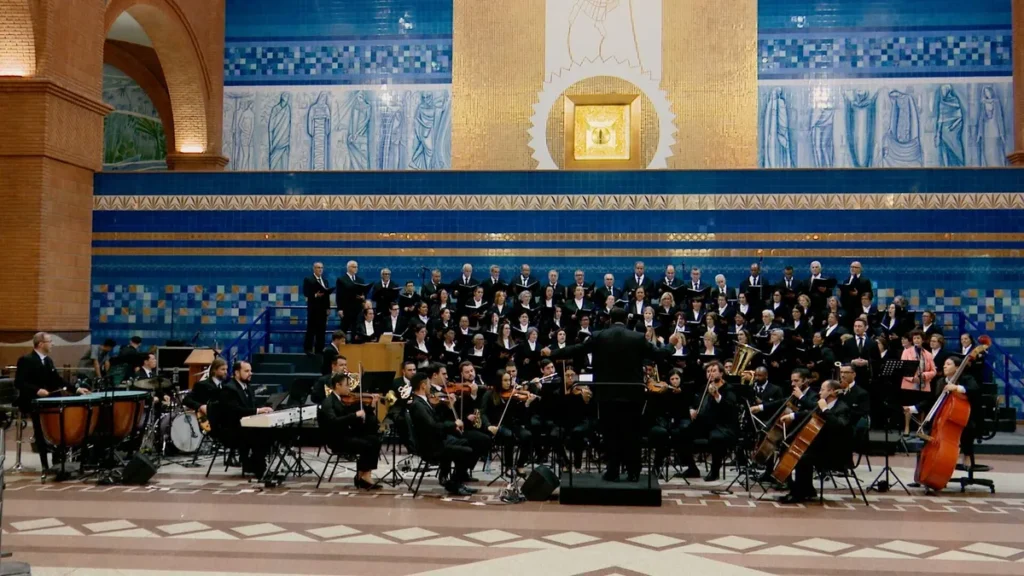 Imagem Orquestra e Coral do artigo Cante o hino da Novena com o coral do Santuário e o coro arquidiocesano