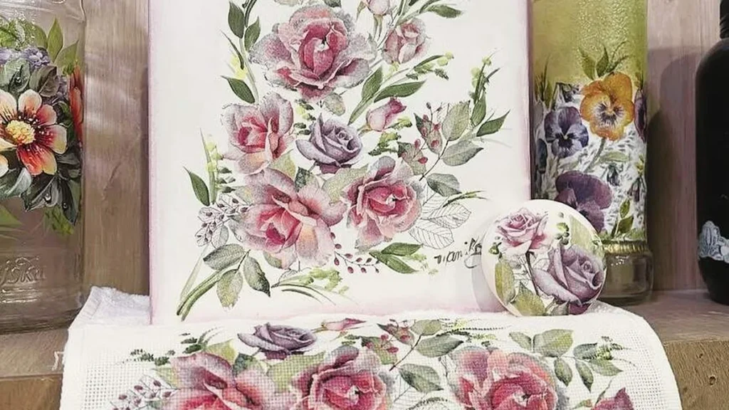 Imagem caixa de sabonete decoupage faca voce mesmo do artigo Decoupage na Caixa com Toalha e Sabonete - Faça Você Mesmo