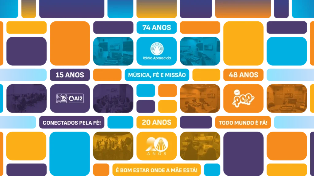 Imagem Aniversario Rede Aparecida do artigo Rede Aparecida de Comunicação: evangelizar é nossa missão!