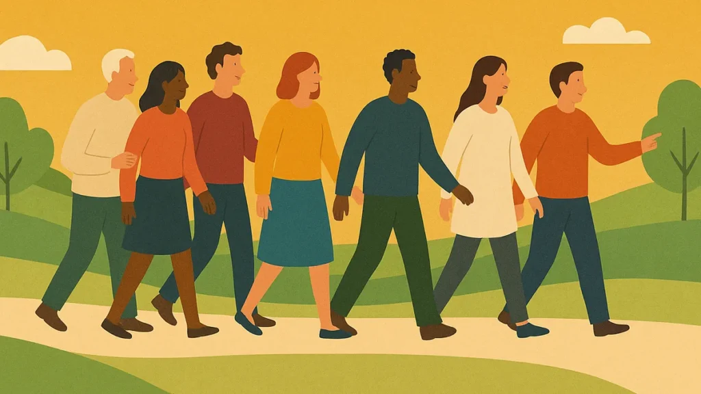 Imagem Caminhada de Sinodalidade e Uniao do artigo Sinodalidade: 6 canções que exaltam a comunhão e a fraternidade