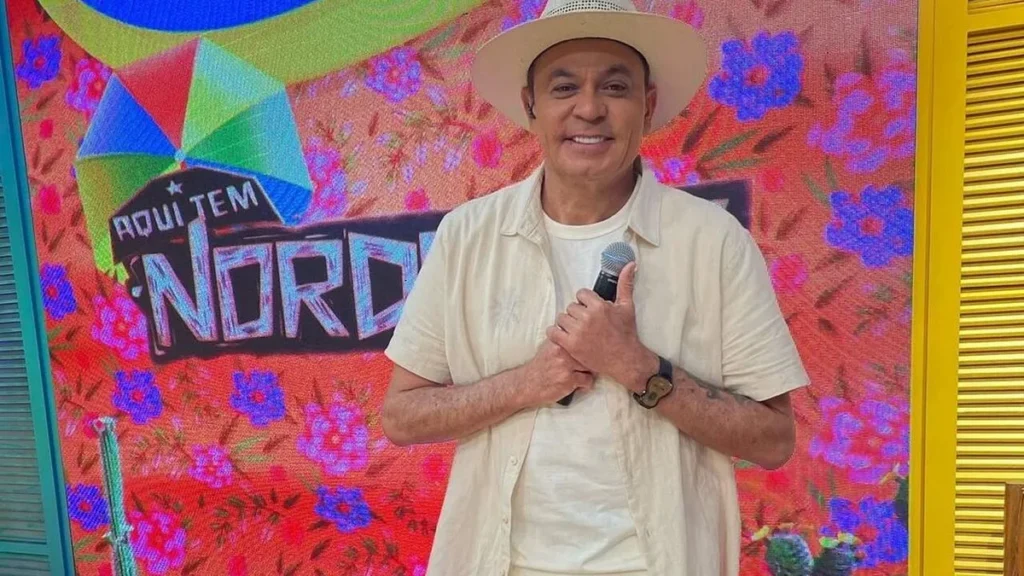 Imagem Frank Aguiar Producao TV Aparecida do artigo Frank Aguiar recebe Trio Cristalino e Balaio no Aqui Tem Nordeste