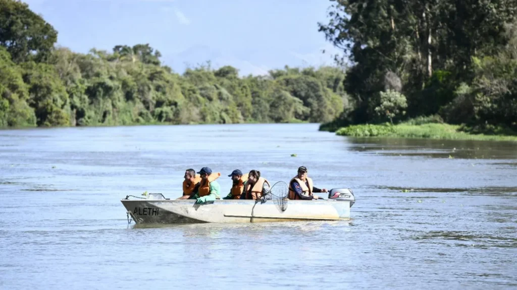Imagem Limpeza do Rio Paraiba do artigo Santuário Nacional realiza ação de limpeza do Rio Paraíba