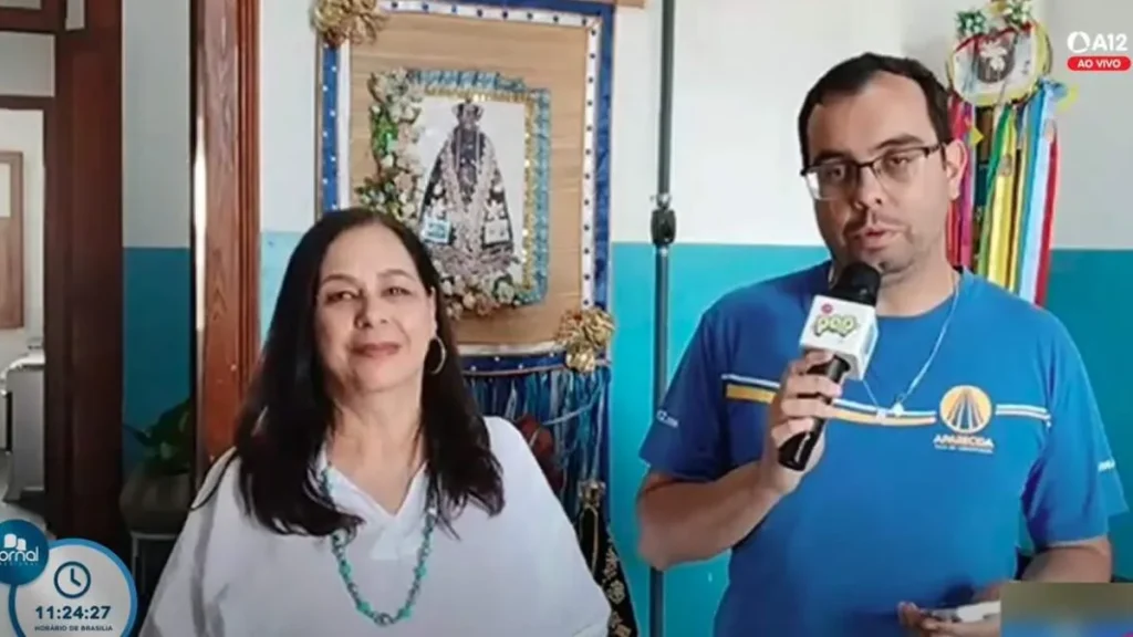 Imagem MARIO DE PAULA EM ENTREVISTA NO JR do artigo Aparecida celebra 35 anos do Concurso de Contos